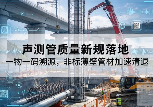 宝兴声测管质量新规落地，一物一码溯源，非标薄壁管材加速清退